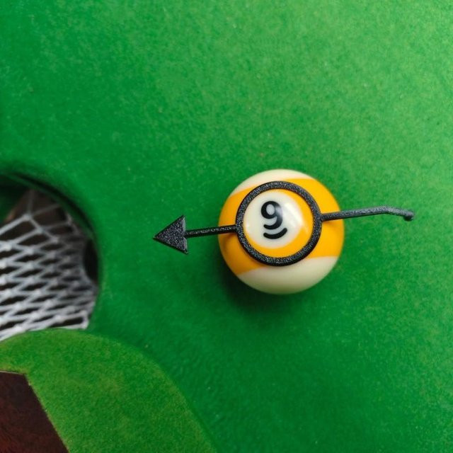 Gmarty Billard-Übungshilfe Zielhilfe Kugelpositionsmarker, Sportausrüstung - Bild 1