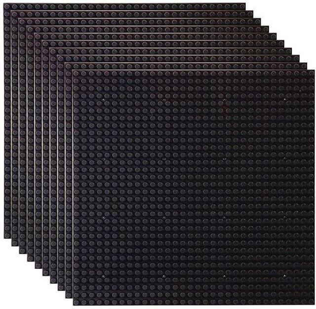 Yiran toy Klassische Grundplatten, 10-teiliges Set, schwarz, ab 6 Jahren - Bild 1