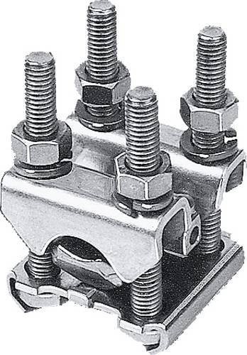 Siemens 8JK3171 Klemme 1-polig für Schiene, 8 Leiteranschlüsse, 1x 50-240mm2, Farbe: Silber - Bild 1