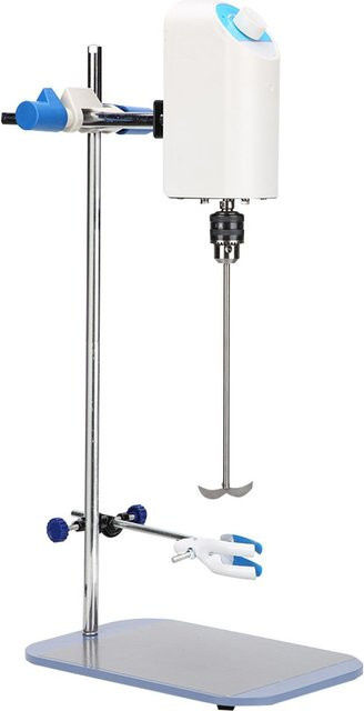 Fishine Elektrischer Motor Rührer Mischmaschine mit Digitalanzeige in Weiß - Bild 1