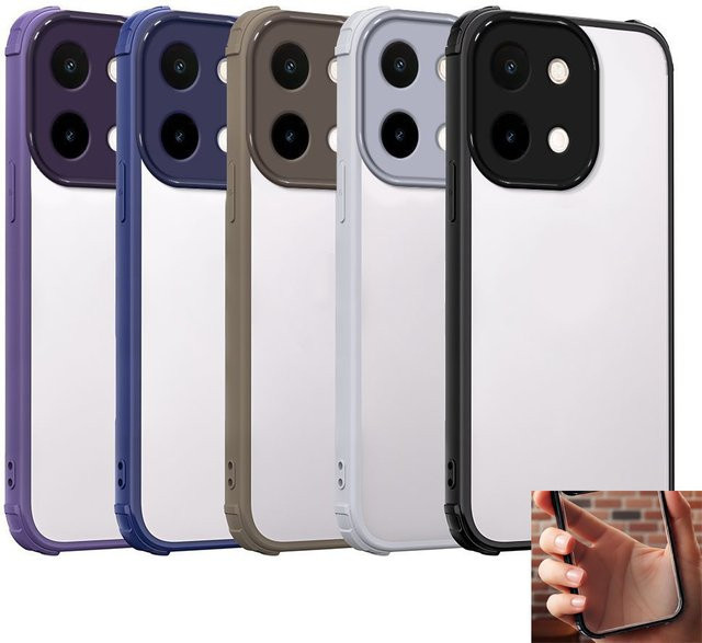Stoßfeste Acryl-Schutzhülle für Oppo A6 Pro 4G / 5G und F31 in Blau - Bild 1