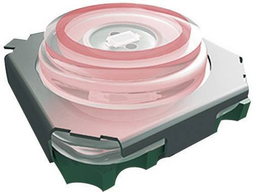 Marquardt Drucktaster 3006.2102 Rot, 28 V/DC 0.05A, 1 x Aus/(Ein) tastend, IP40, B/T/H: 9.85 x 9.85 x 3.95 mm - Bild 1