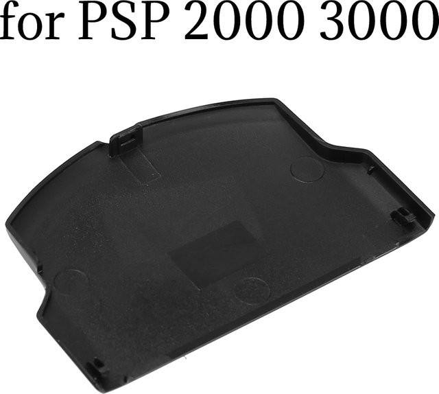 Sony Batterieabdeckung Ersatzgehäuse in Schwarz für PSP 2000 und PSP 3000 Serie - Bild 1