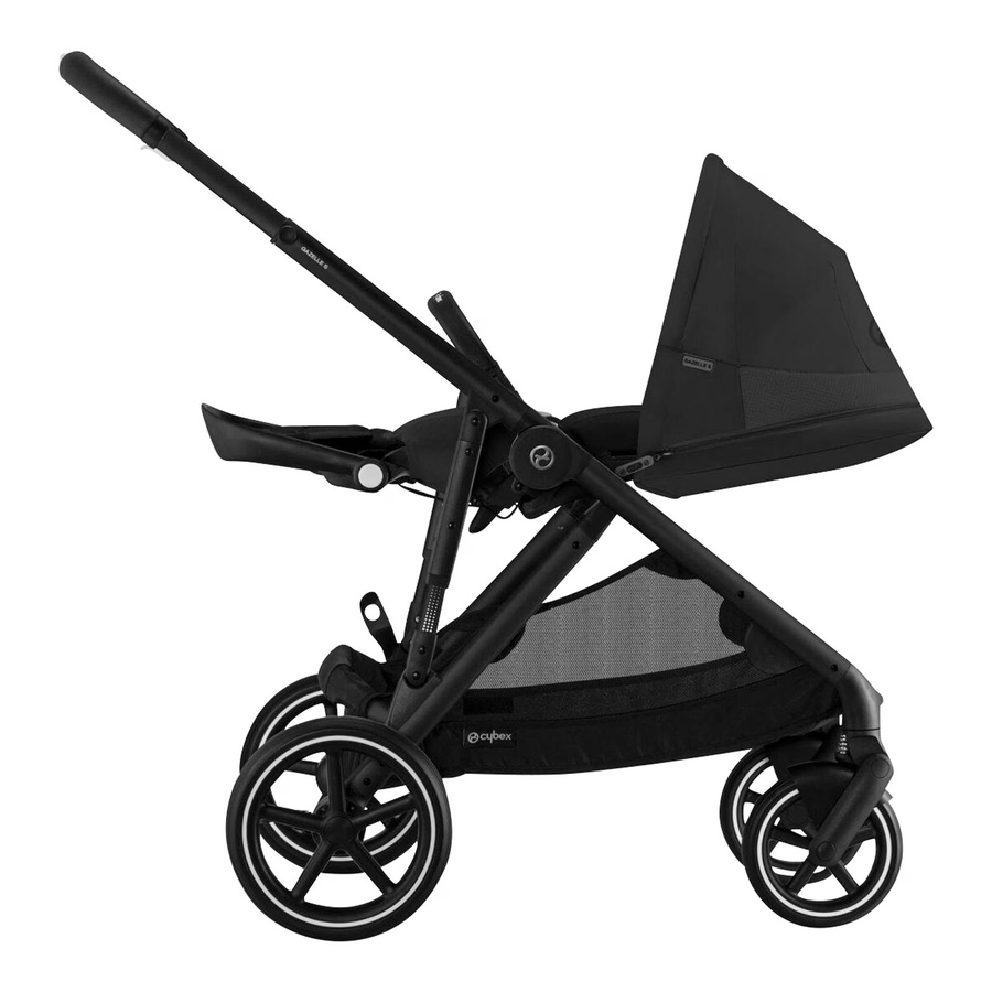 Cybex Gold Kombikinderwagen Gazelle S schwarz mit Tragewanne und Sport-Sitz - Bild 2