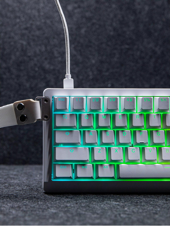 EPOMAKER HE68 Lite Magnetische Mechanische Tastatur mit Hall-Effekt, 65 % ANSI US-Layout, RGB-Hintergrundbeleuchtung, kabelgebunden, Schwarz-Rot - Bild 5