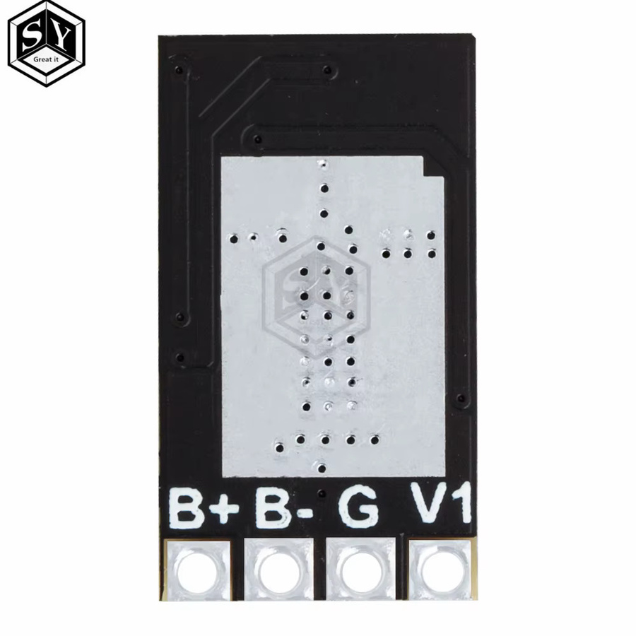 Baishundianzi LiFePO4 Batterielademodul 3,6V 1A CV/CC mit Überspannungsschutz und Low-Power-Schlafmodus in Schwarz - Bild 3