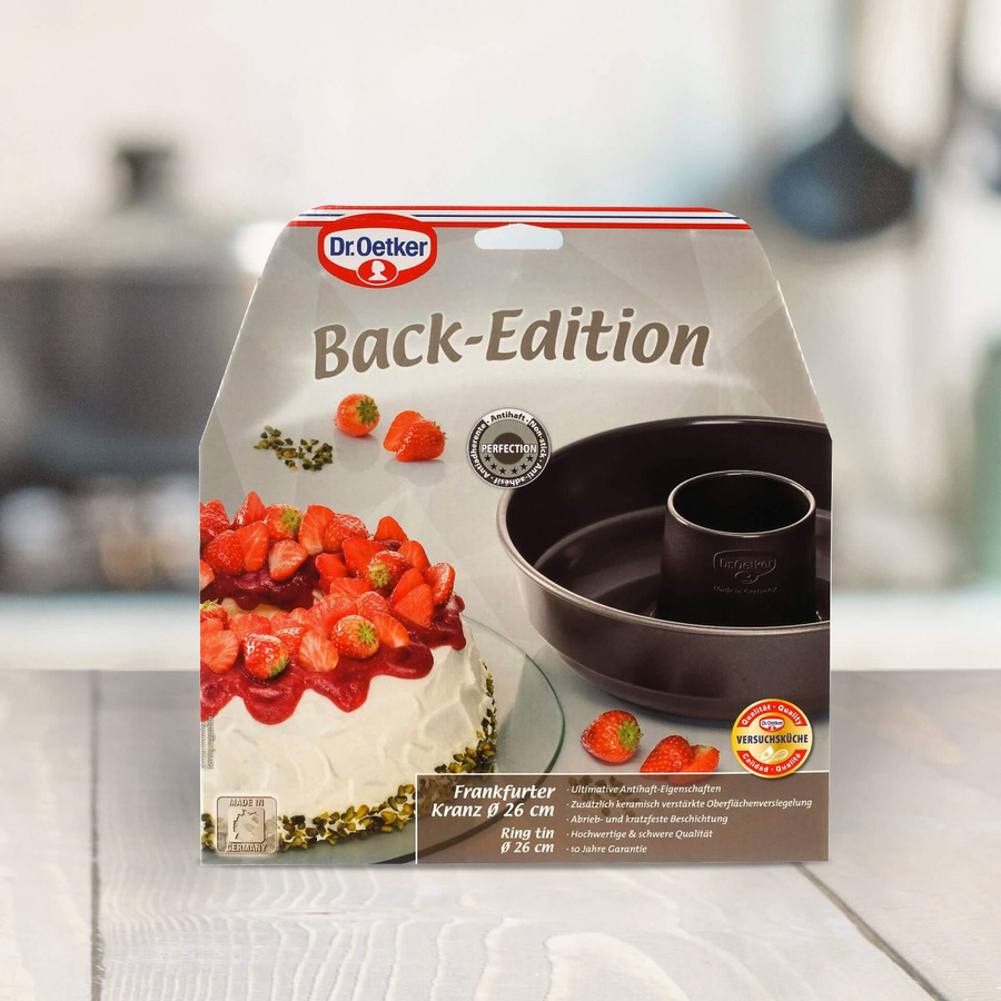Dr. Oetker Backform Frankfurter Kranz Back-Edition aus Keramik, rund, Ø 26 cm - Bild 2