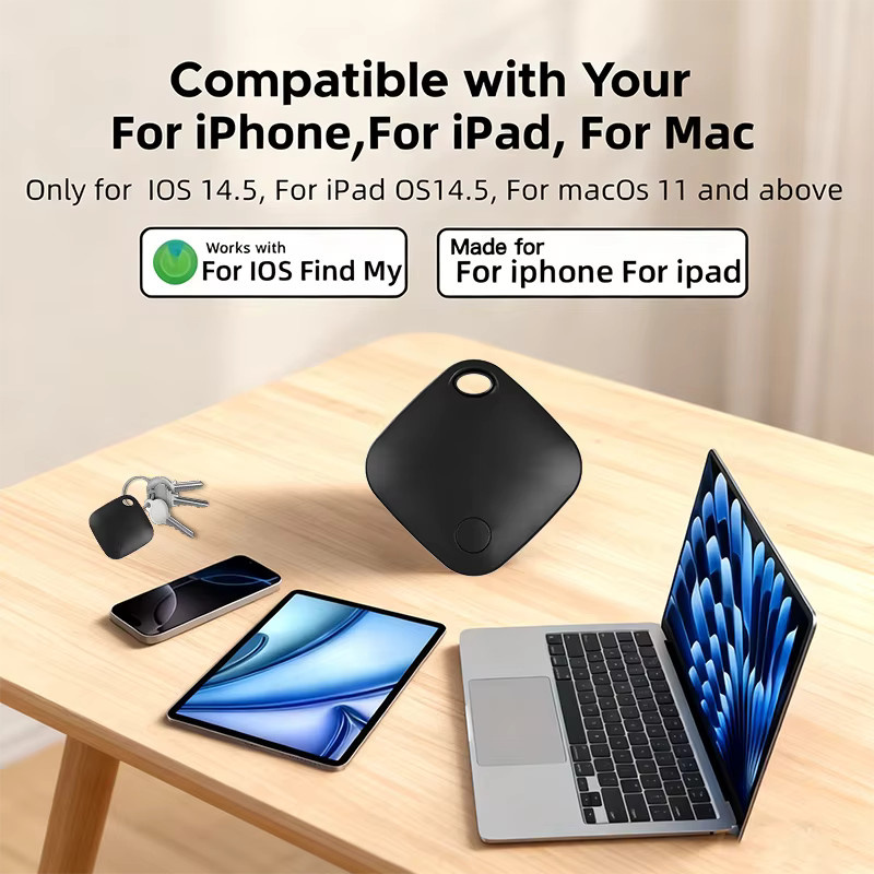 Vivilife Smart Tag MFI Fernortungsgerät für Apple Find My in Schwarz, 1er-Pack - Bild 2