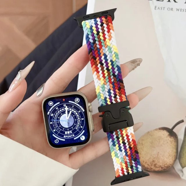 TINUORA Uhrenarmband Nylon, Bunt, Unisex - Bild 1