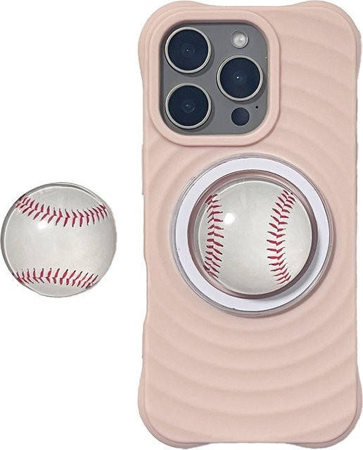 Korea 3D Kristallkugel Baseball Magnetischer Handyhalter Griptok für iPhone - Bild 1