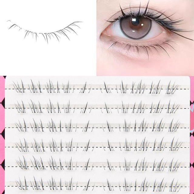 JIYOONJI Wimperncluster, 100 Stück, Unisex - Bild 1
