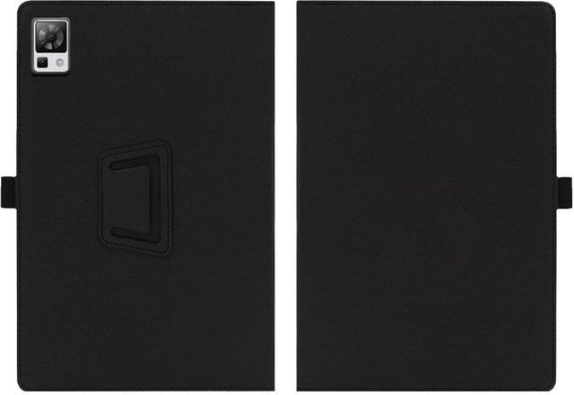 YOUQEEC Magnetische All-Inclusive-Schutzhülle aus Leder für DOOGEE T40 Pro 12 Zoll in Schwarz - Bild 1