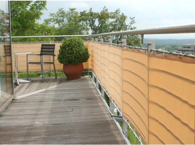 Floracord Balkonverkleidung Sisal in Beige, Höhe: 75 cm, Breite: 300 cm - Bild 1