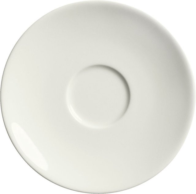 VEGA Espresso-Untertasse Opus aus Porzellan, Beige, 6er Pack, Durchmesser: 12 cm, Höhe: 5,2 cm - Bild 1