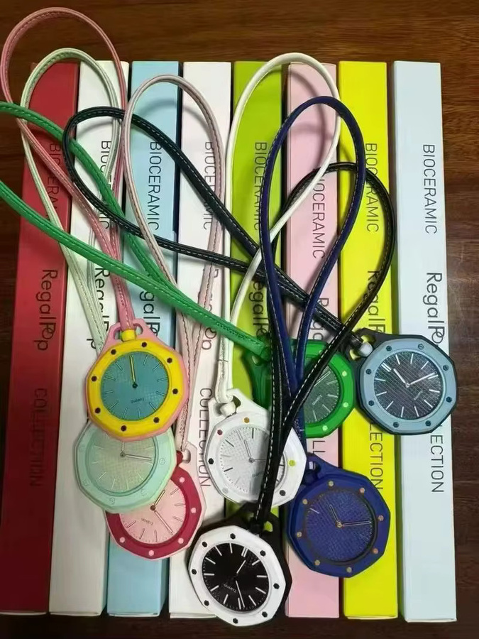 Epoper Taschenuhr, Keramik, Bunt, Achteckig, Unisex - Bild 4