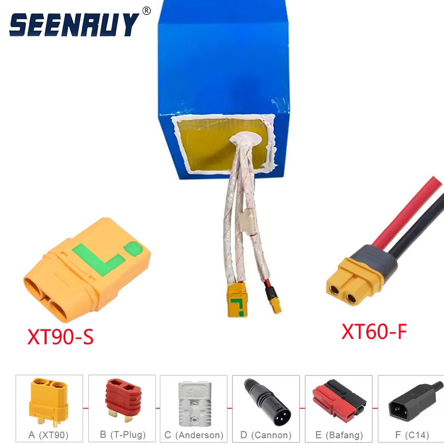 SEENRUY Lithium-Akku 72V 40Ah für Elektromotor Rad 5000W Kit inklusive 72V BMS und 5A Ladegerät in Blau - Bild 3