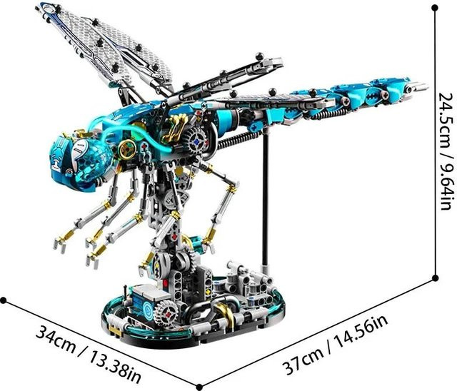 Linyi toy Libelle, Bausatz, 866 Teile, ab 6 Jahren - Bild 1