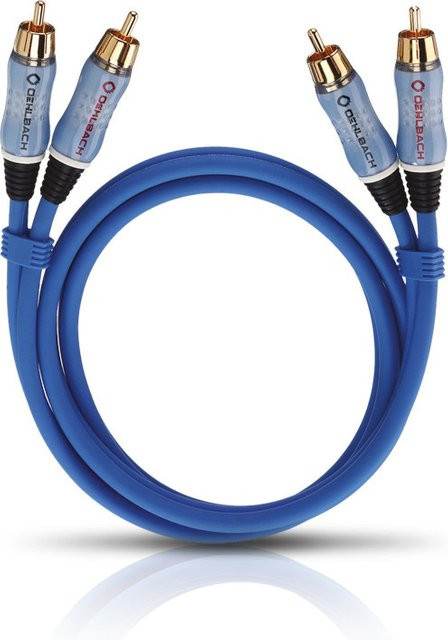 BEAT! NF Audio-Cinchkabel RCA in Blau, Länge: 1,0 m - Bild 1