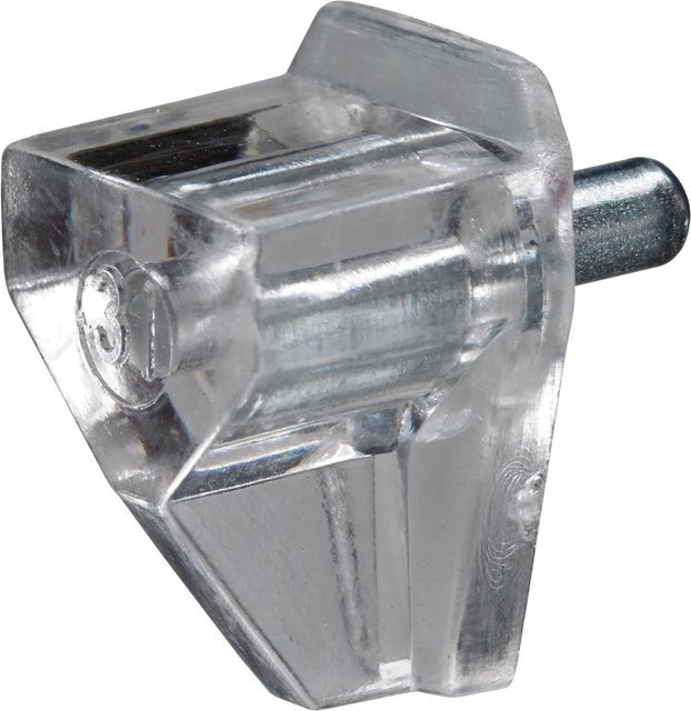 Hettich Kunststoff-Bodenträger Safety Ø 3 mm Transparent 20 Stück - Bild 1