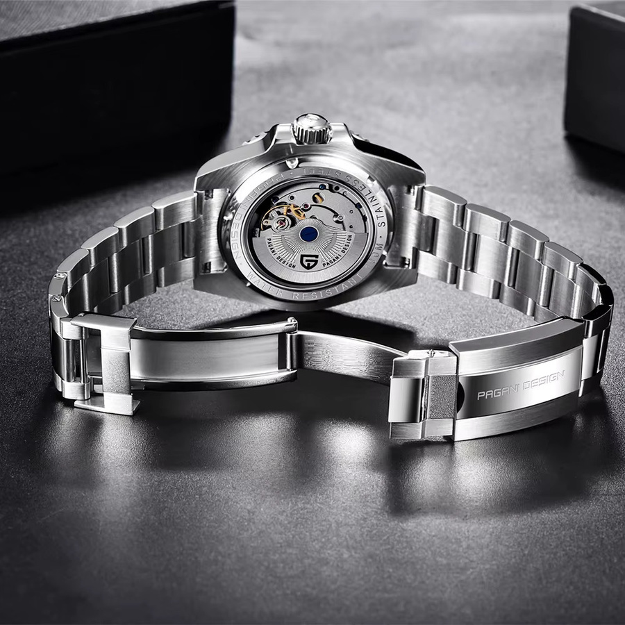Pagani Design Armbanduhr, Automatik, GMT, Edelstahl, Saphirglas, Herren - Bild 6