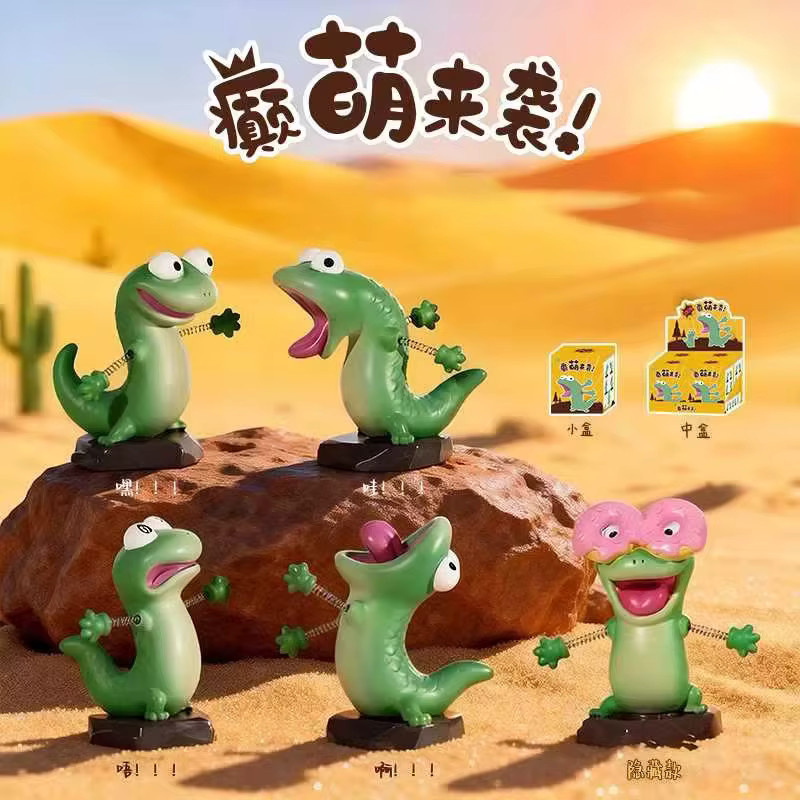 52TOYS Hoppers Tom Lizard Blind Box, Grüne Eidechse, Zubehör - Bild 2