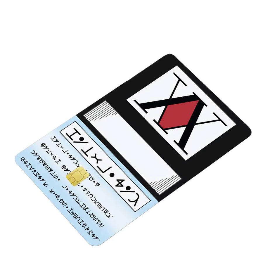 Holographische Laser-Skin Folie für Debit- und Kreditkarten mit Anime Hisoka Hunter X Hunter Motiv in Multicolour - Bild 5
