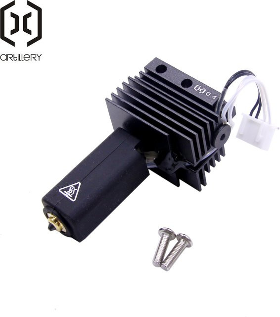 ARTILLERY 3D-Drucker Hot End M1 mit 0,4 mm Düse und Heizrohr in Schwarz für FDM-Drucker - Bild 1