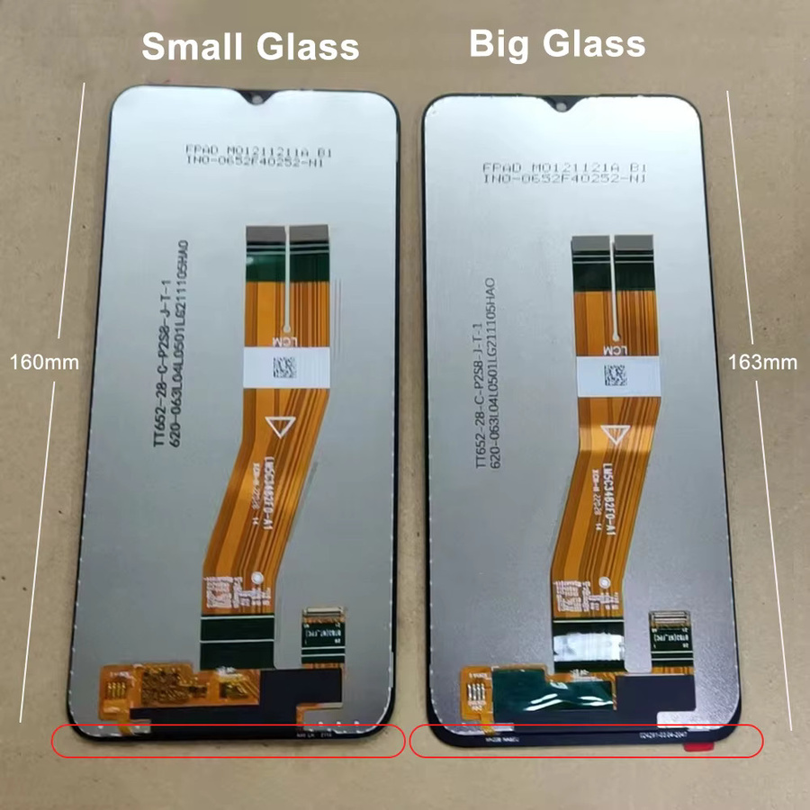 Samsung A03 LCD Display Touchscreen Digitizer Montage Ersatzteil in Schwarz für SM-A035F/DS und A035M mit 6.5 Zoll - Bild 4