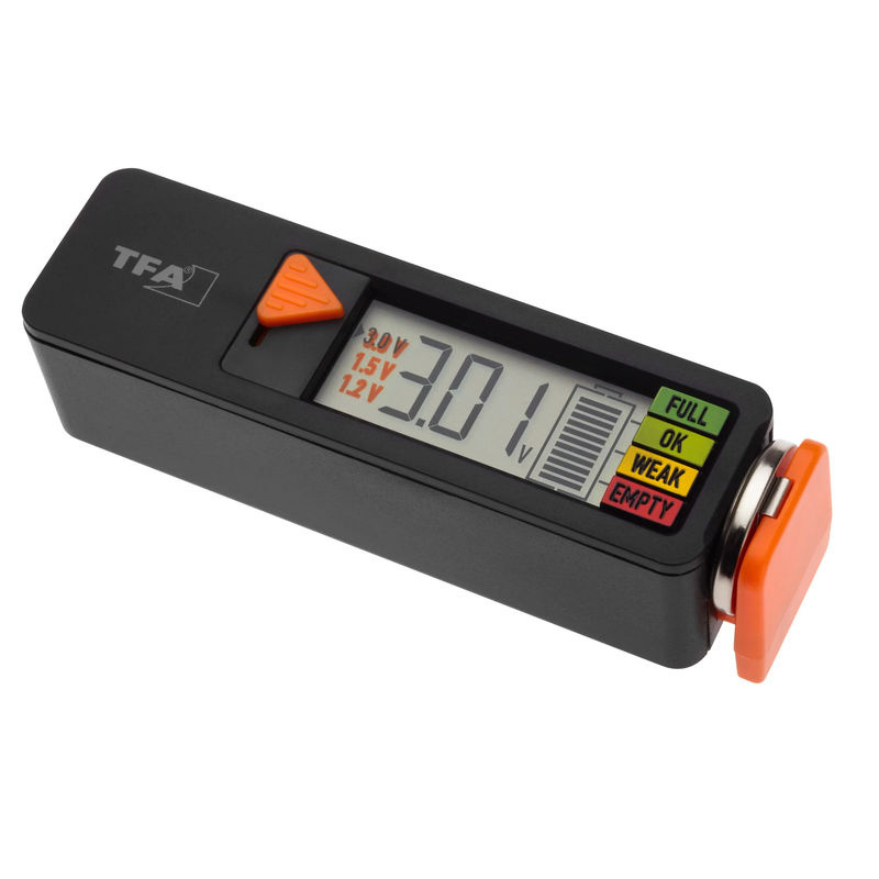 TFA Dostmann Batterietester BatteryCheck in Schwarz - Bild 3
