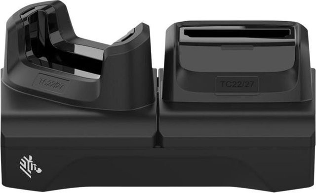 Zebra Handheld-Ladestation mit Batterieladegerät und 1 Ausgangsanschluss für TC22 und TC27 in Schwarz (CRD-TC2L-BS11B-01) - Bild 1