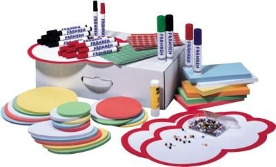 FRANKEN Moderationsbox Moderationsset aus Karton mit über 1.500 Teilen in Weiß und Multicolour - Bild 1