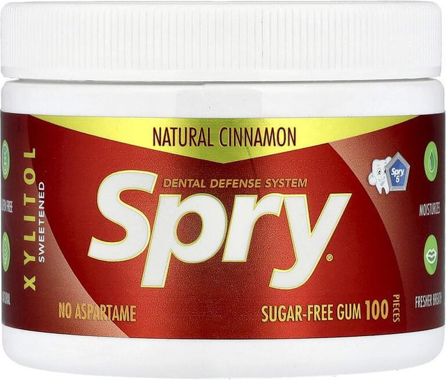 Spry Kaugummi Natürliches Zimt 100 Stück - Bild 1