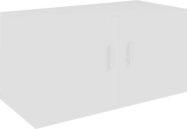 vidaXL Wandschrank Weiß aus Holzwerkstoff B: 80 cm, T: 39 cm, H: 40 cm - Bild 1