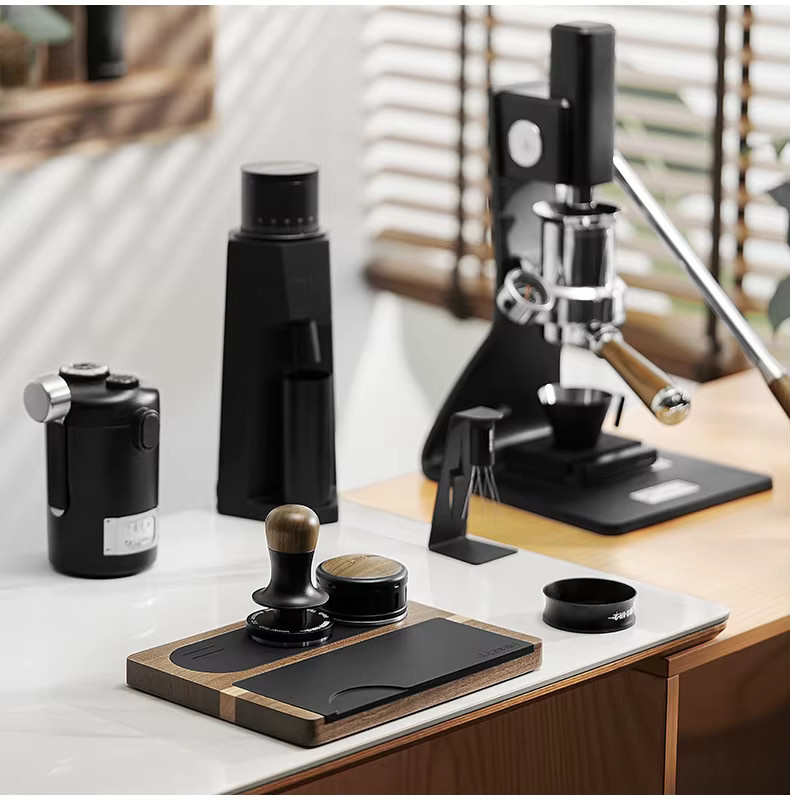 MHW-3BOMBER Espresso Tamper mit konstantem Druck aus Holz für flache Siebträger, Durchmesser: 45,5 mm bis 58,5 mm - Bild 4