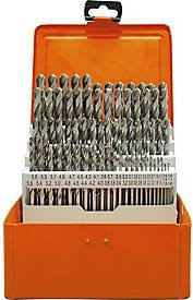 Projahn Spiralbohrer-Set ECO HSS-G in orange, 91-teilig, Ø 1–10 mm in 0,1 mm Schritten mit Bohrerkassette - Bild 1
