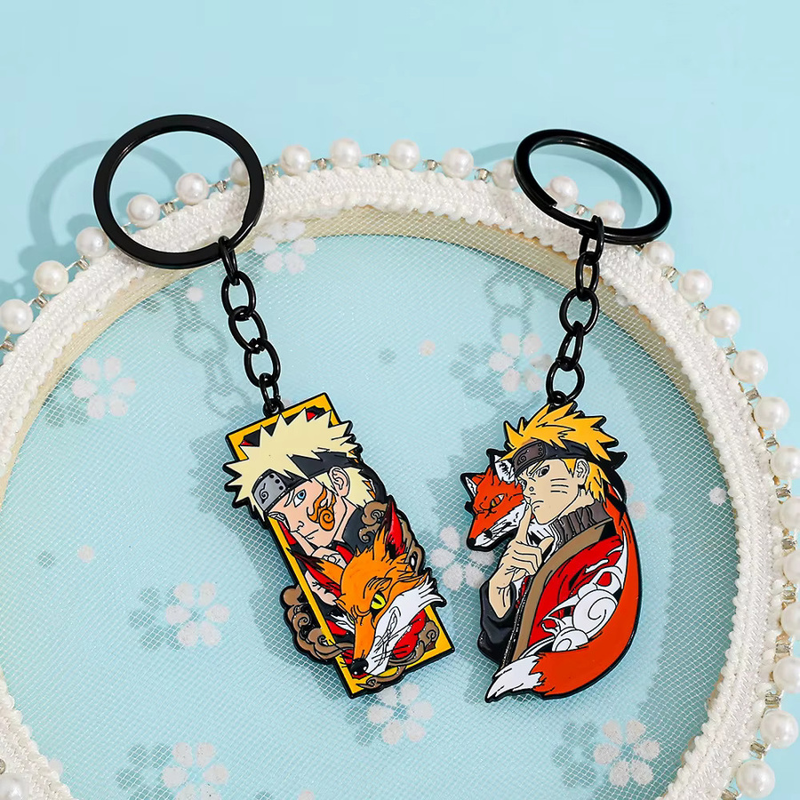 Bandai Schlüsselanhänger Naruto Cartoon Anime, Metall, Unisex - Bild 3