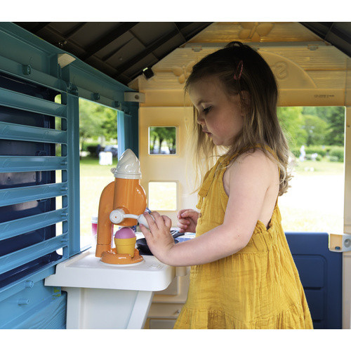 Smoby Spielhaus Sweety Corner aus Kunststoff in Natur/Blau/Bunt, B/H/T: 105 x 127 x 110 cm - Bild 2
