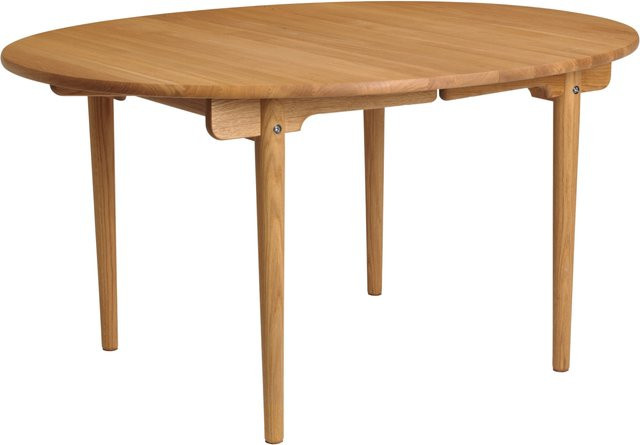 Carl Hansen & Søn CH337 Esstisch aus Massivholz in Eiche oder Walnuss, oval und ausziehbar, Braun - Bild 1