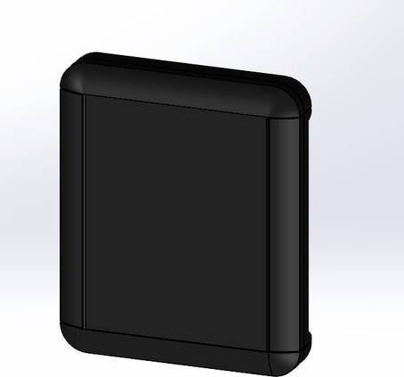 TEKO TW31.7 Display-Gehäuse aus ABS-Kunststoff in Weiß, Wandmontage, B: 252,5 cm, H: 210 cm, T: 40 cm - Bild 1