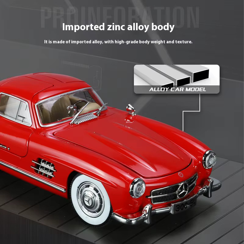 Maisto Benz 300SL 1936 Oldtimer, Modellauto, 1:24, mit Licht und Sound - Bild 3