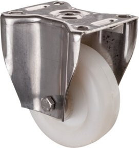 BS Schwerlastrollen aus Edelstahl in Silber (HS110.B14.101) - Bild 1