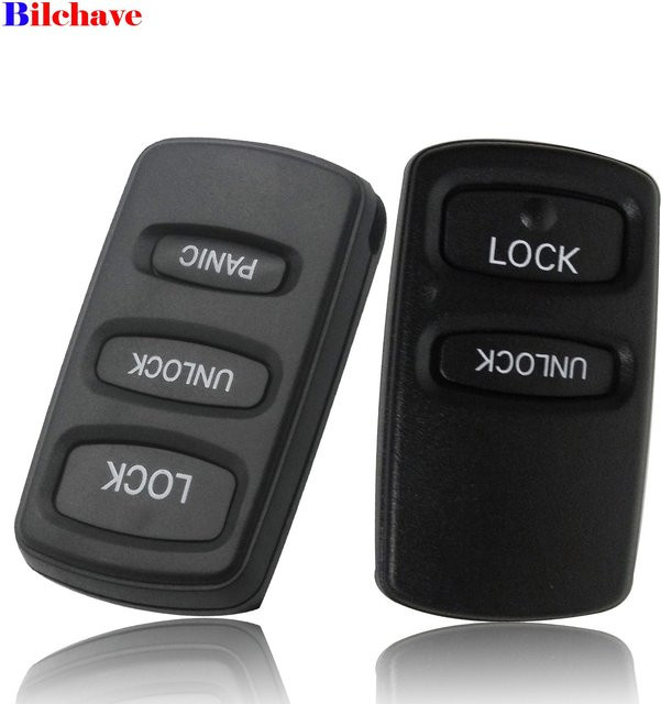 Jingyuqin Fernbedienung Auto Schlüssel Shell Fob Abdeckung für Mitsubishi Lancer Outlander Pajero V73 Galant Montero Sport in Schwarz - Bild 1