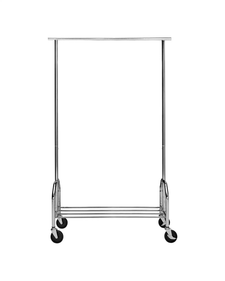 House Doctor Kleiderständer Robe in Silber-Finish aus Stahl, B/H: 100 x 160 cm - Bild 1