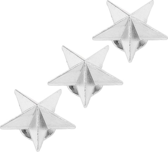 50er Set ZuiyouSports1 Sternnieten aus Messing in Silber, 5-zackige Sterne mit 16mm Durchmesser und 4mm Schlitzschrauben für Lederhandwerk und Kleidung - Bild 1