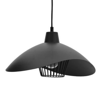 Paperflow Deckenleuchte PAROS in Schwarz aus Metall mit E27 Sockel, B: 58 cm, T: 58 cm - Bild 2