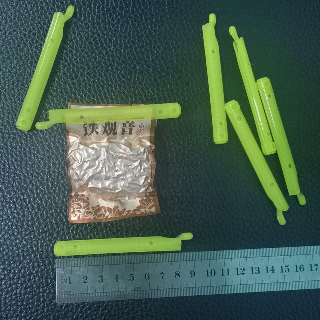 HARKO Beutelclips Anylock Gripstick Style Seals aus Kunststoff, 10 Stück, Grün - Bild 1