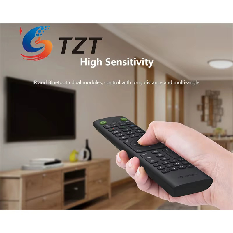 TZT Zidoo V12 Infrarot-Bluetooth-Fernbedienung in Schwarz für Zidoo Z9S Z9X Z10 X20 X20pro Z1000 Z1000pro UHD2000 - Bild 3