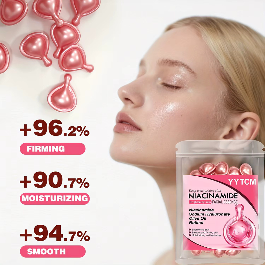 Niacinamid-Gesichtsessenz-Kapseln mit Retinol, Serum, Unisex, 30 x 0,5g - Bild 3