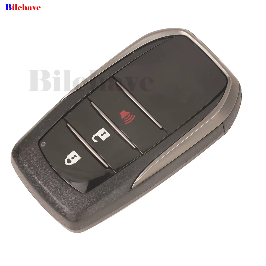 Jingyuqin Smart Auto Remote Key Fob für Toyota Hilux 2015-2020, 2/3 Tasten, Farbe: Schwarz, P4: 39 ID8A Dual Frequenz FSK - Bild 2