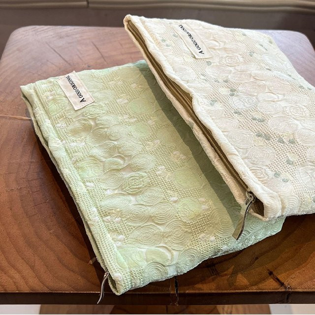 Kosmetiktasche im Harajuku-Stil von NANCY TINO in Grün mit großer Kapazität für Hautpflege und Dokumente - Bild 1